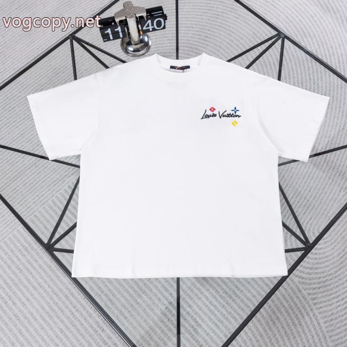絶対欲しい 最高級ランク 夏季超人気半袖Tシャツ偽物 ブランドLOUIS VUITTON_0_4