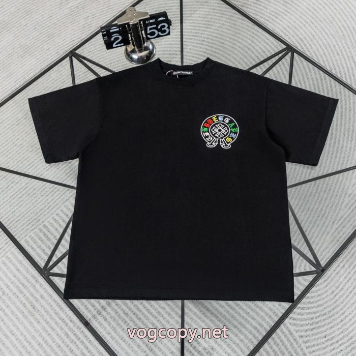 安価 使い勝手の良いトレンド 2026季新作品激安 ブランドCHROME HEARTS半袖Tシャツ_0_1