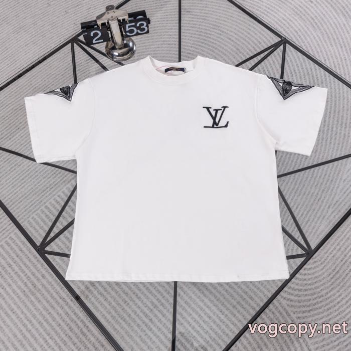 最安値 可愛いデザイン 最高に人気商品!LOUIS VUITTON半袖Tシャツブランド コピー 着払い_0_1