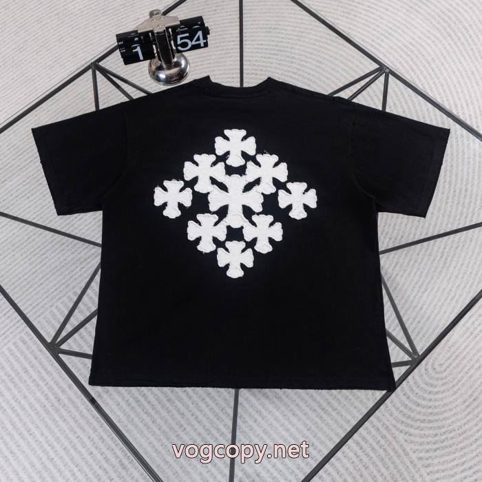 スーパー コピー 安心CHROME HEARTS超お買い得 お洒落に魅せる 個性的 半袖Tシャツ_0_1