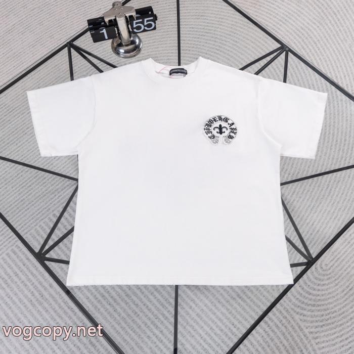 スーパー コピー 安心CHROME HEARTS超お買い得 お洒落に魅せる 個性的 半袖Tシャツ_0_3