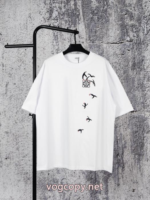新作すぐ届く 2026限定色や海外限定 売り切れ間近スーパー ブランド コピー半袖TシャツLOEWE_0_1