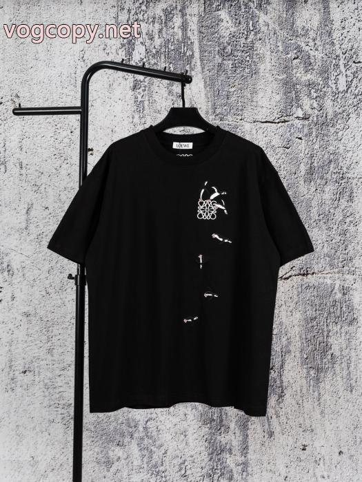 新作すぐ届く 2026限定色や海外限定 売り切れ間近スーパー ブランド コピー半袖TシャツLOEWE_0_5