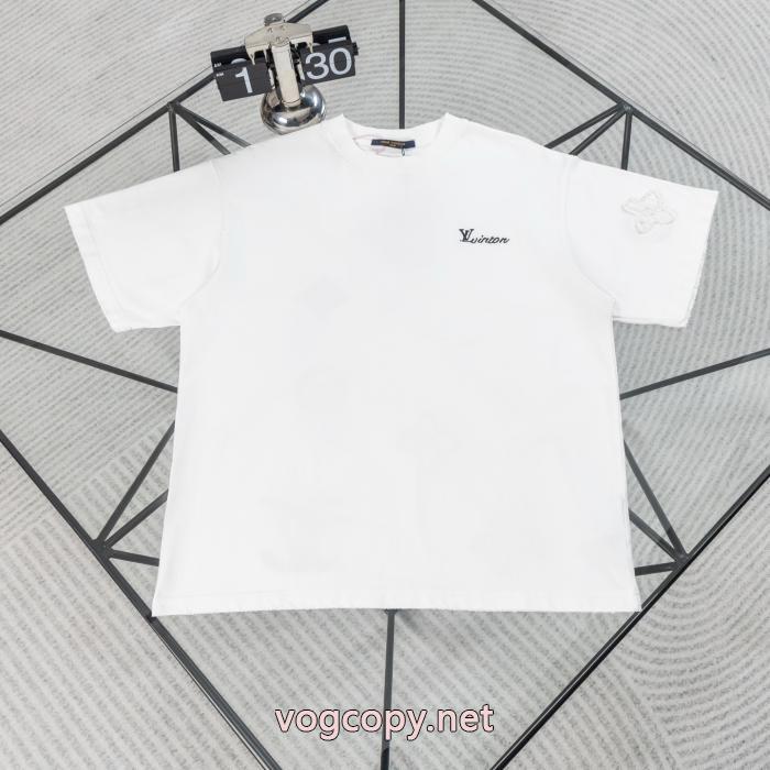 偽物 ブランド品質保証高品質 無機質さが魅力 先取り半袖TシャツLOUIS VUITTON_0_2