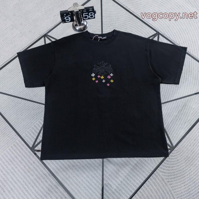 ブランド 品 激安 通販CHROME HEARTSお手頃価格 お勧め カワイイ雰囲気半袖Tシャツ_0_1