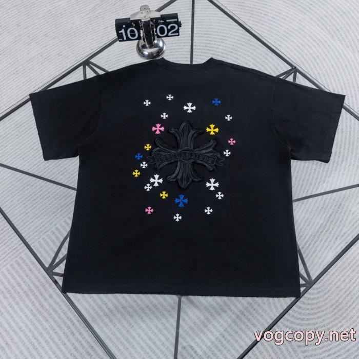 ブランド 品 激安 通販CHROME HEARTSお手頃価格 お勧め カワイイ雰囲気半袖Tシャツ_0_2
