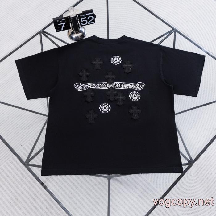 欧米韓流/雑誌  夏大人気のアイテム 人気商品は即品切れ半袖TシャツCHROME HEARTSコピー 品 ブランド_0_3