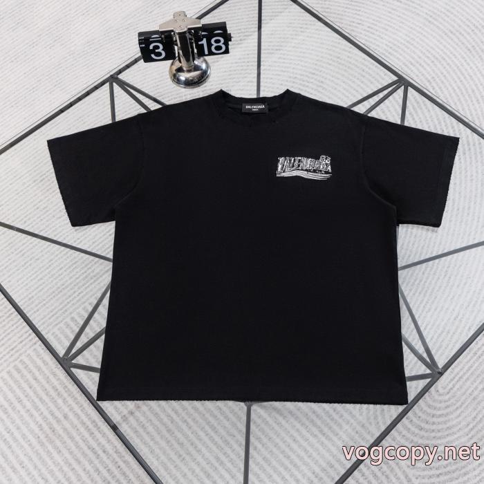 ブランド 通販 激安スタイルアップ効果 HOT新作登場 セレブ愛用上品半袖TシャツBALENCIAGA_0_0