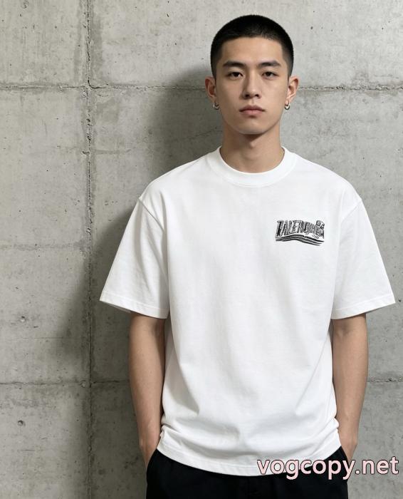 ブランド 通販 激安スタイルアップ効果 HOT新作登場 セレブ愛用上品半袖TシャツBALENCIAGA_0_2