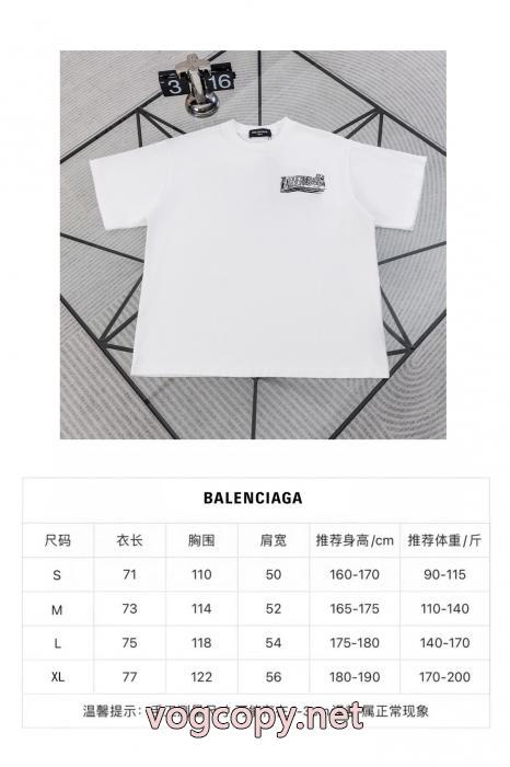 ブランド 通販 激安スタイルアップ効果 HOT新作登場 セレブ愛用上品半袖TシャツBALENCIAGA_0_5