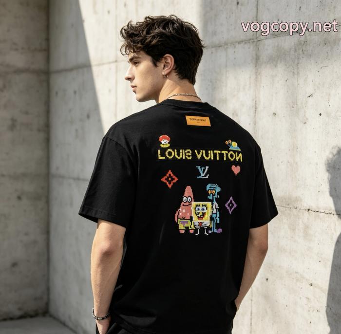 LOUIS VUITTON半袖Tシャツ人気セール新作 安心の国内発送 HipHop激安 ブランド 通販_0_3