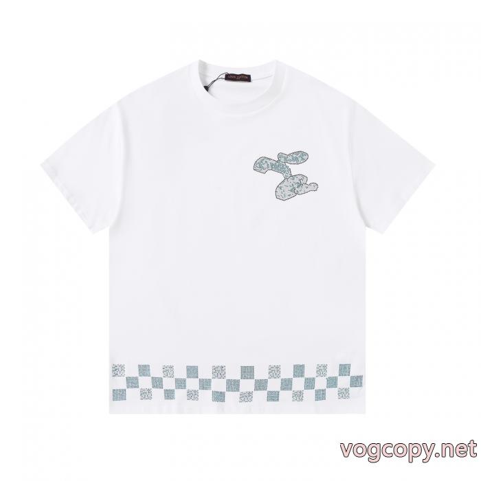お買い得高品質 人気新品*超特価 大人の上質感LOUIS VUITTON半袖Tシャツブランド 通販_0_2