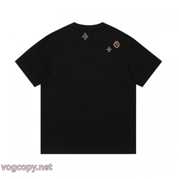 新作アイテム 海外セレブ定番愛用  王道コンビLOUIS VUITTONコピー ブランド 販売半袖Tシャツ_0_1