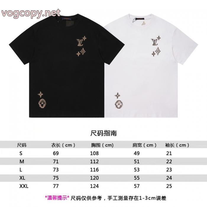 新作アイテム 海外セレブ定番愛用  王道コンビLOUIS VUITTONコピー ブランド 販売半袖Tシャツ_0_3