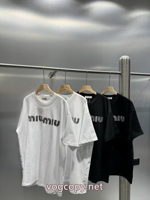 半袖Tシャツ新作がお買い得円高特価 新作多色!! 超激得MIUMIUブランド 激安_0_1