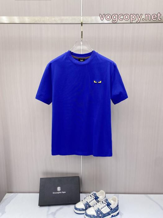 激安 ブランドフェンディSS26極上発売 国内入手困難 希少価値大半袖Tシャツ_0_1