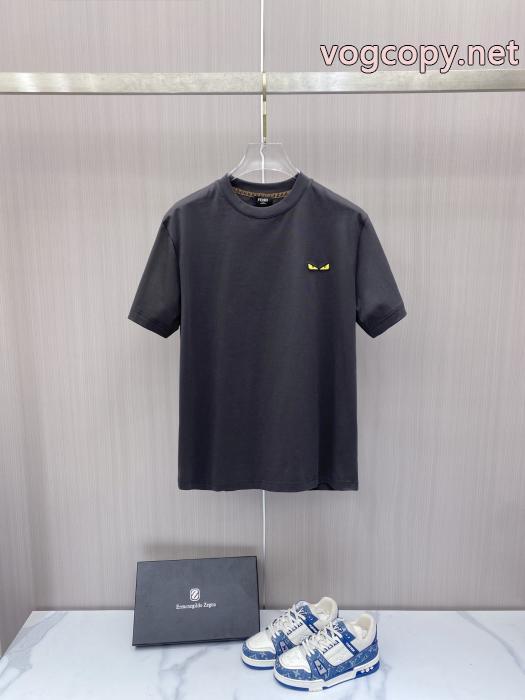 激安 ブランドフェンディSS26極上発売 国内入手困難 希少価値大半袖Tシャツ_0_2