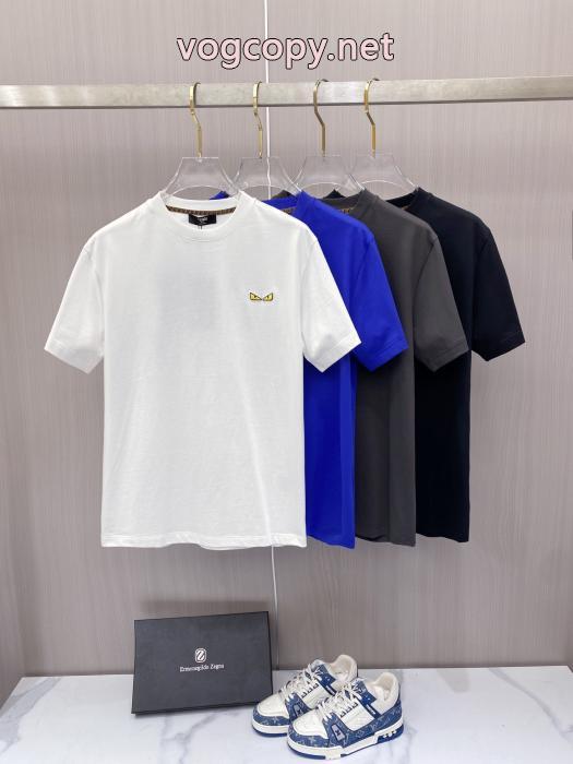 激安 ブランドフェンディSS26極上発売 国内入手困難 希少価値大半袖Tシャツ_0_5