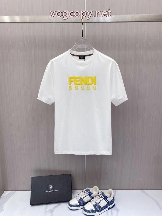 偽 ブランド 販売半袖Tシャツ優秀なアイテム ストリート系 品質保証新品FENDI_1_1