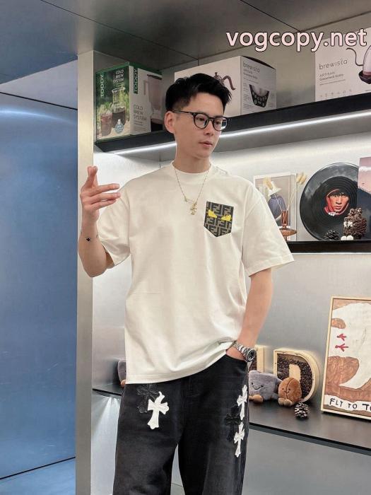 日本未入荷 夏季限定販売 激安新作フェンディブランド コピー 販売 半袖Tシャツ_0_1