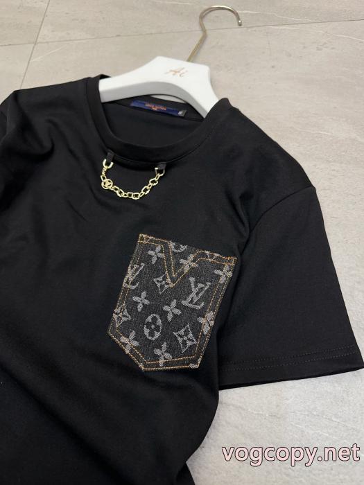 ブランドコピー半袖TシャツLOUIS VUITTON今年流行りの新作アイテム 存在感が高い 即日対応_0_1