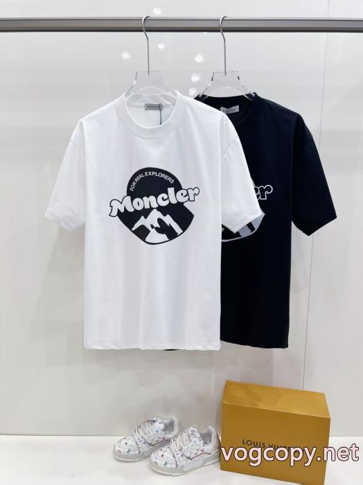 大注目日本未入荷 稀少*新品登場 セレブ風 MONCLERスーパー コピー 販売半袖Tシャツ_0_2