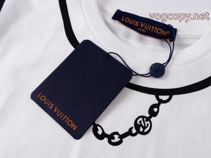 ブランド コピー 優良店半袖TシャツLOUIS VUITTONオシャレな印象に 視線を集めて 即発送可_0_0