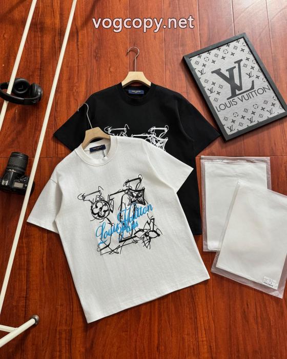 偽 ブランドLOUIS VUITTON半袖Tシャツ大人気可愛い 定番の人気商品 ステキ_0_3