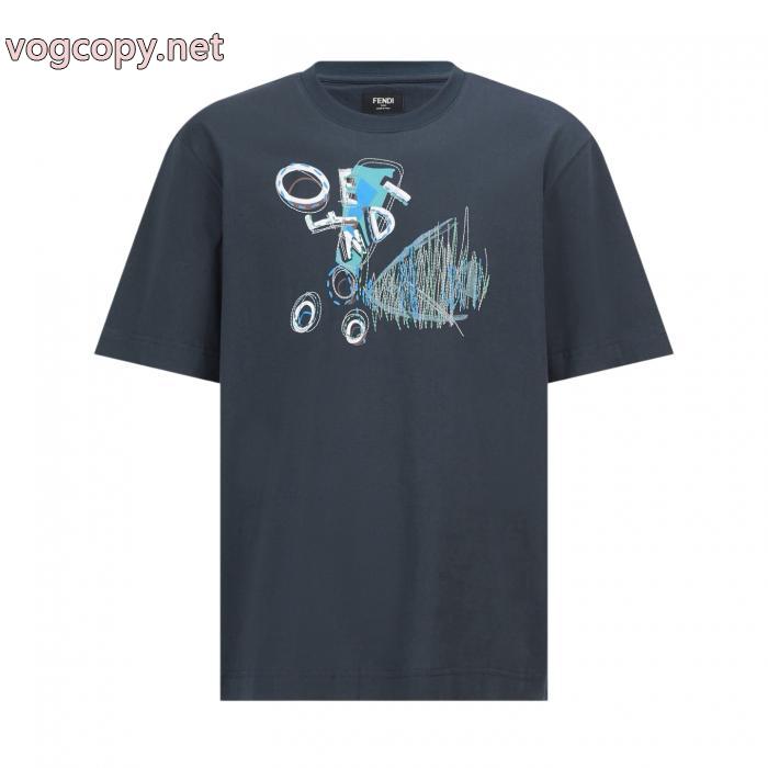 半袖Tシャツ爆発的人気 人気な定番アイテム 注目作品FENDIスーパー コピー 通販_0_2