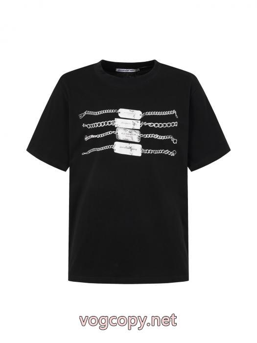 ALEXANDER WANG絶対欲しい 超人気*入手困難 最終セール半袖Tシャツ偽物 ブランド_0_4