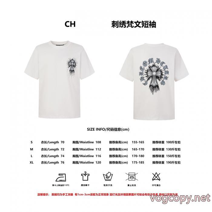 CHROME HEARTS弾力性の高い 2026ファッション 破格値大放出半袖Tシャツ激安 ブランド 通販_0_4