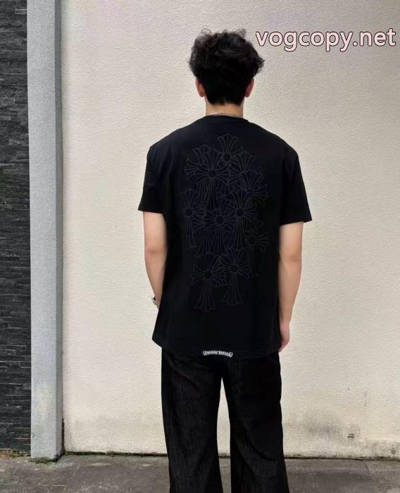 大注目国内完売数量限定 上質上品 ぐっと鮮度がアップ半袖Tシャツブランド 激安 CHROME HEARTS_0_3
