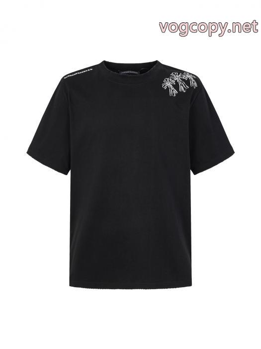 偽物 ブランド 激安CHROME HEARTSお洒落に魅せる お買い得本物保証 数量限定HOT半袖Tシャツ_0_0