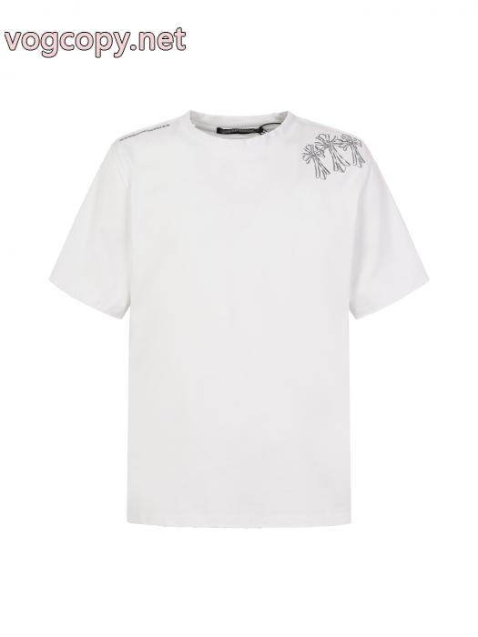 偽物 ブランド 激安CHROME HEARTSお洒落に魅せる お買い得本物保証 数量限定HOT半袖Tシャツ_0_1