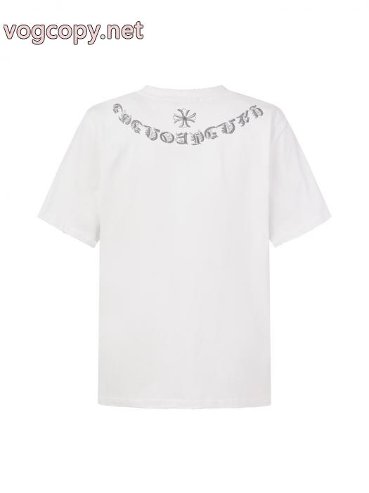偽物 ブランド 激安CHROME HEARTSお洒落に魅せる お買い得本物保証 数量限定HOT半袖Tシャツ_0_2