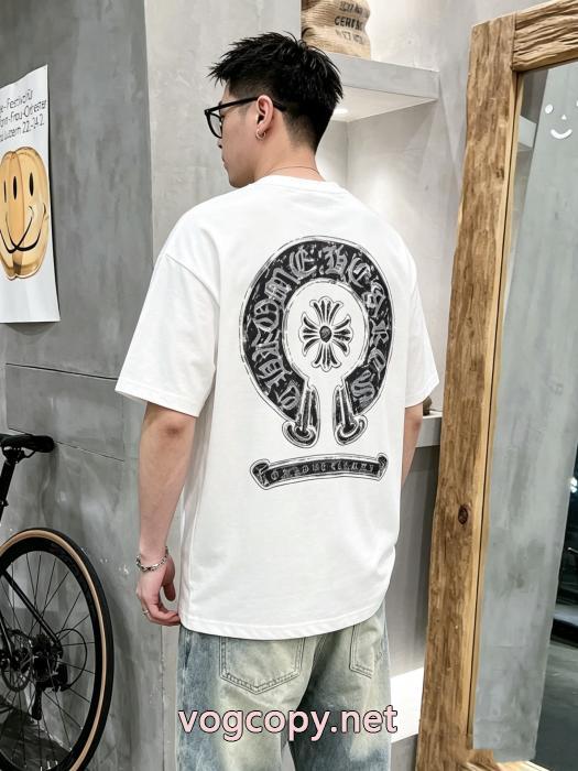ブランド コピー バック半袖Tシャツ高品質 スタイリッシュ 在庫確保済CHROME HEARTS_0_4