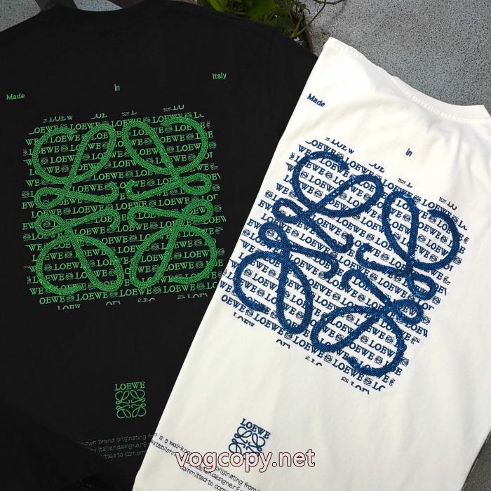 スーパー コピー 販売雑誌掲載モデル!! 人目を引く存在感 重宝する半袖TシャツLOEWE_0_2