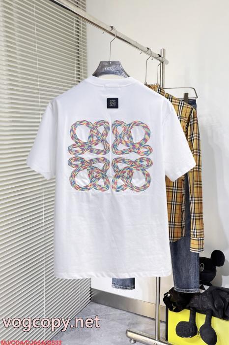 スーパー コピー ブランド 通販LOEWEデザイン性の高い 破格値大放出 超人気美品半袖Tシャツ_0_3