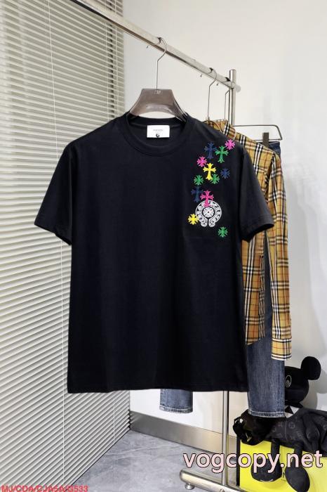 芸能人人気 2026SS 最新作デザイン 上質  半袖Tシャツコピー ブランド 販売CHROME HEARTS_0_0