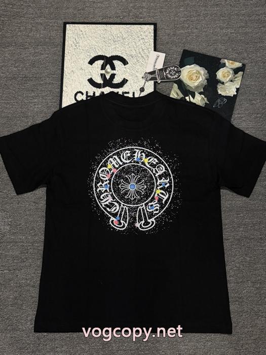 CHROME HEARTS最安値2026 芸能人人気 大人気アイテム半袖Tシャツ偽 ブランド_0_3