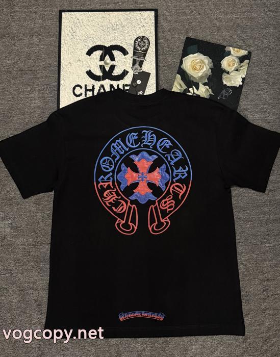 スーパー コピー 安心赤字超特価格安 NEW大変素敵 在庫処分SALECHROME HEARTS半袖Tシャツ_0_1