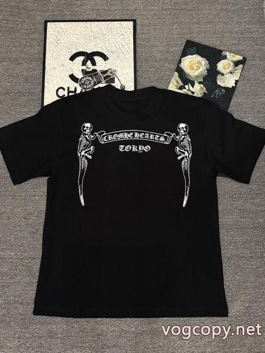 スーパー コピー 通販CHROME HEARTS半袖Tシャツ超定番人気 2026夏更新人気商品 雑誌掲載 国内発_0_1