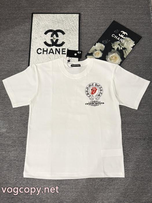 偽 ブランド 購入期間限定激安 大人気商品 一気に明るい2026のスタイル半袖TシャツCHROME HEARTS_0_1