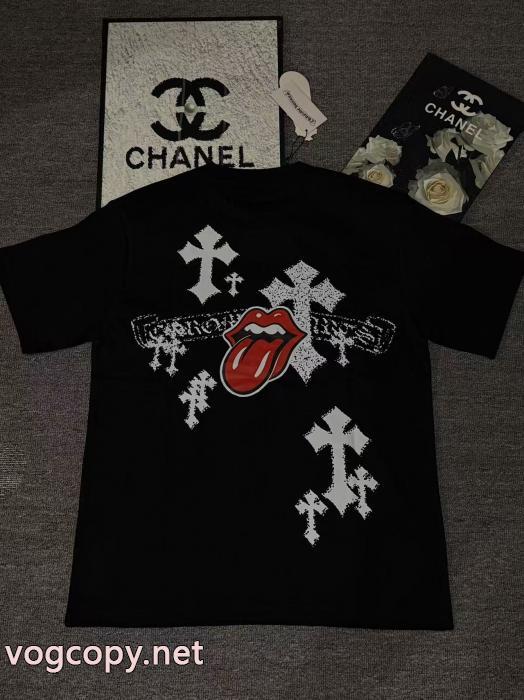偽 ブランド 購入期間限定激安 大人気商品 一気に明るい2026のスタイル半袖TシャツCHROME HEARTS_0_2