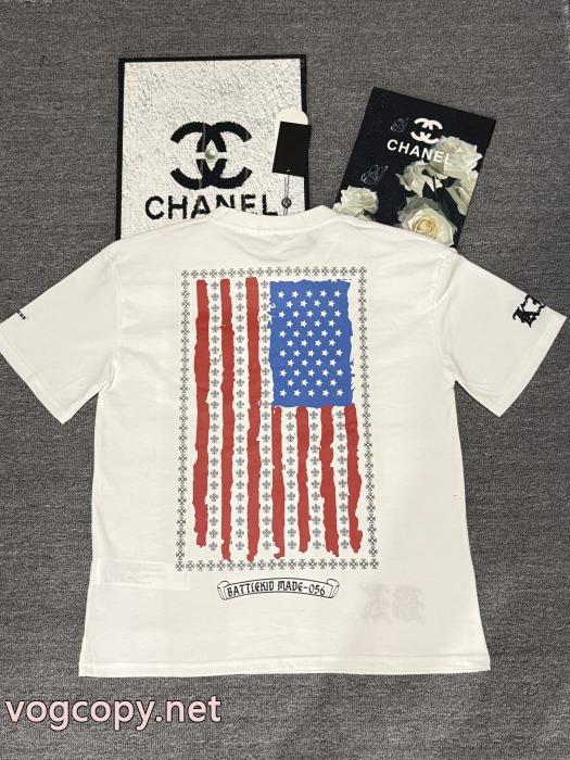半袖Tシャツ数量限定再入荷 定番のモデル 首胸ロゴ  CHROME HEARTSスーパー コピー 通販_0_1