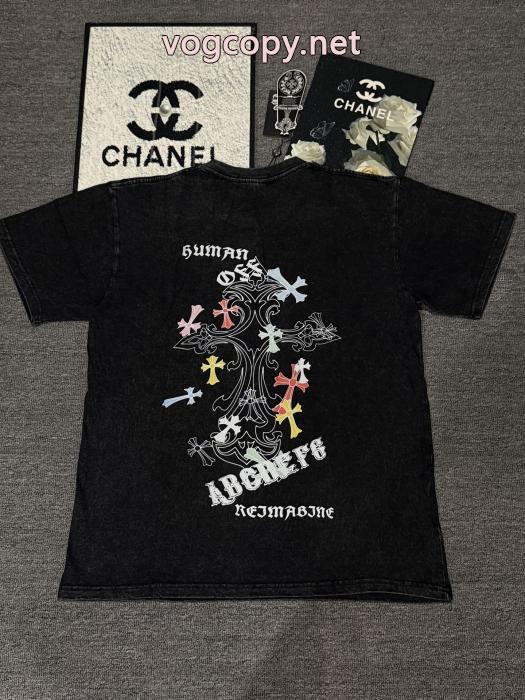 CHROME HEARTSヴィンテージ感 フェミニンな雰囲気 極上の着心地偽物 通販 半袖Tシャツ_0_2