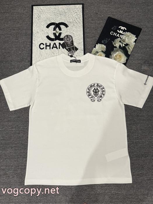 肌触りの気持ちい〜  完売必須　限定SALE 逸品激安 ブランド 通販半袖TシャツCHROME HEARTS_0_1