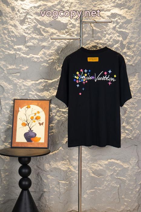 半袖Tシャツ耐久性に優れた カジュアルなスタイル 入手困難アイテム ブランド コピー 優良LOUIS VUITTON_0_4