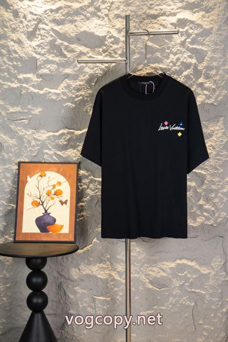 半袖Tシャツ耐久性に優れた カジュアルなスタイル 入手困難アイテム ブランド コピー 優良LOUIS VUITTON_0_5