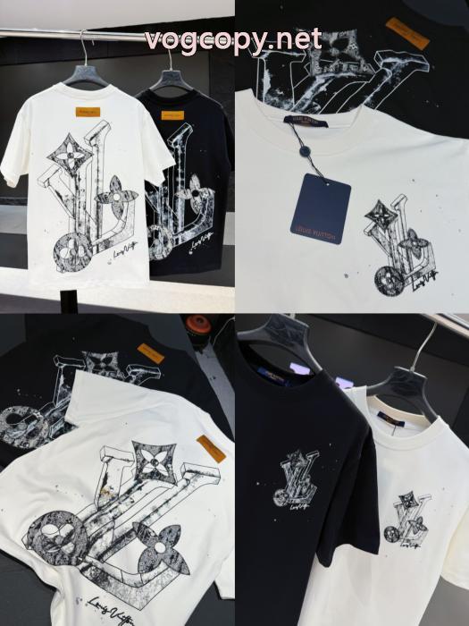 ブランド 品 スーパー コピー半袖Tシャツ大絶賛 着心地に 欲しい可愛く新鮮LOUIS VUITTON_0_1